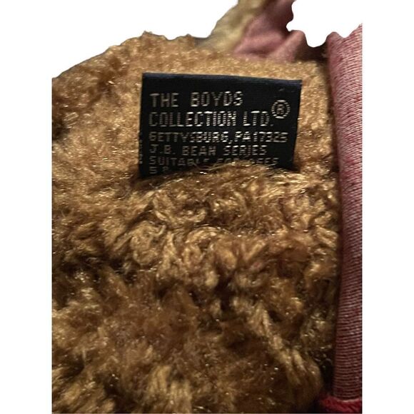 Boyds Bears Brown SC Northstar J.B. Bean Series Velvet Santa Robe Stuffed Toy - Picture 5 of 15
